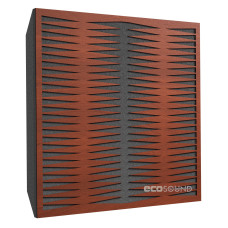 Acoustic panel Ecosound Backgammon Apple-Locarno 50 x 50 cm 73 mm brown