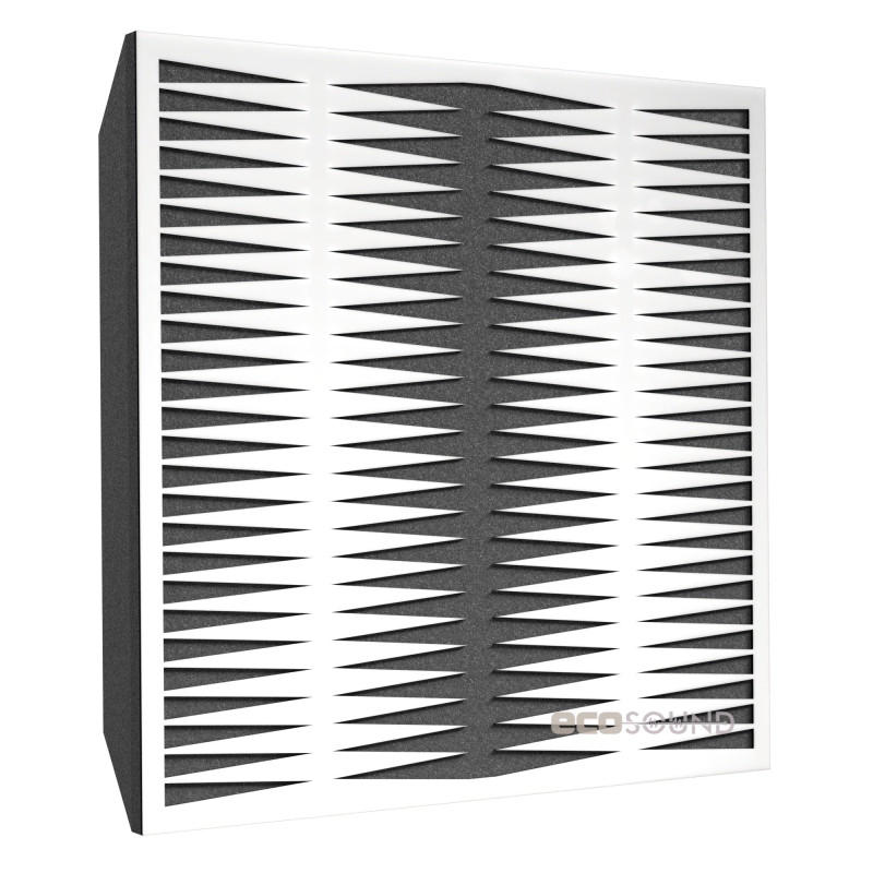 Acoustic panel Ecosound Backgammon Apple-Locarno 50 x 50 cm 73 mm brown