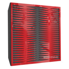Acoustic panel Ecosound Backgammon Plastic Red 50 x 50 cm 73 mm