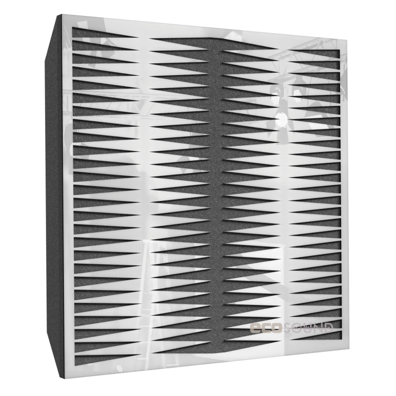 Acoustic panel Ecosound Backgammon Apple-Locarno 50 x 50 cm 73 mm brown