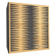 Acoustic panel Ecosound Backgammon Apple-Locarno 50 x 50 cm 73 mm brown