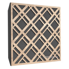 Acoustic panel Ecosound Grille Lt-Sonoma-Oak 50 x 50 cm 73 mm latte