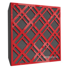 Acoustic panel Ecosound Grille Plastic Red 50 x 50 cm 73 mm
