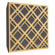 Acoustic panel Ecosound Grille Apple-Locarno 50 x 50 cm 73 mm brown