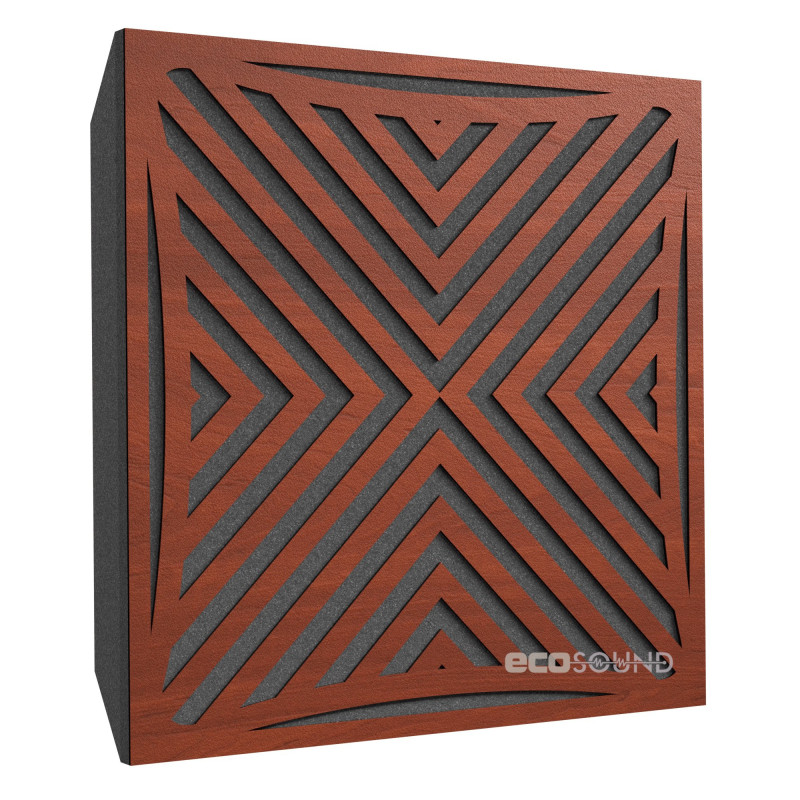 Acoustic panel Ecosound Urban HDF-White 50 x 50 cm 73 mm white