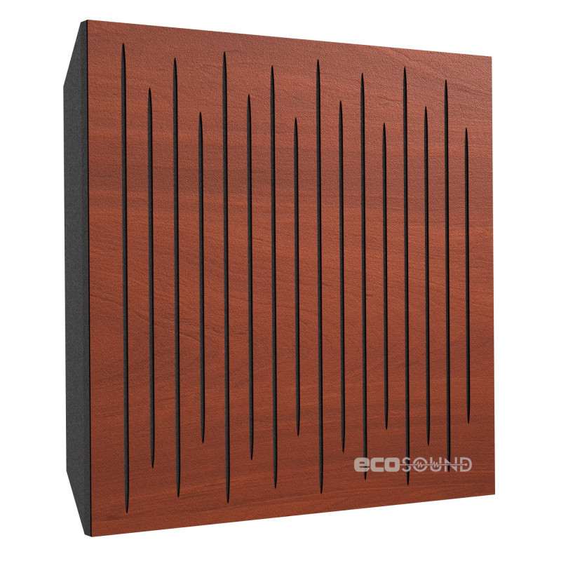 Acoustic panel Ecosound EcoTone Apple-Locarno 50 x 50 cm 73 mm brown