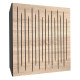 Acoustic panel Ecosound EcoTone Lt-Sonoma-Oak 50 x 50 cm 73 mm latte