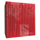 Acoustic panel Ecosound EcoTone Plastic Red 50 x 50 cm 73 mm