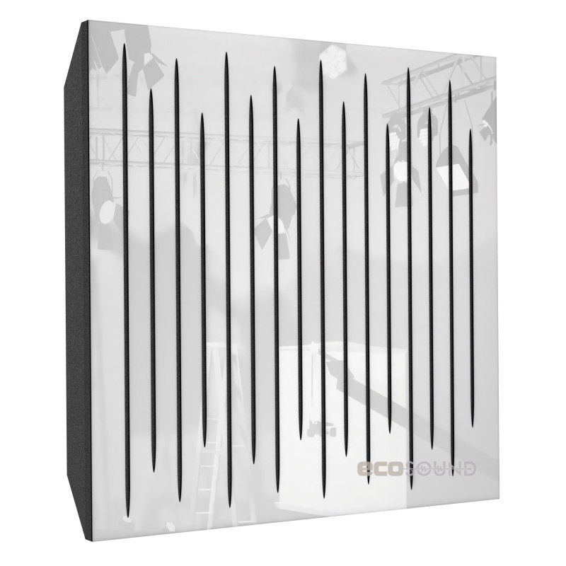 Acoustic panel Ecosound EcoTone Plastic White 50 x 50 cm 73 mm