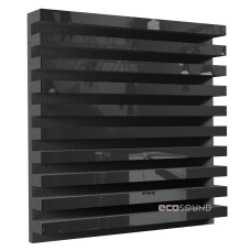 Acoustic panel Ecosound Comb Plastic Black 50 x 50 cm 73 mm
