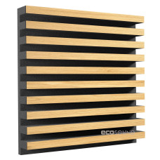 Acoustic panel Ecosound Comb Sherwood-Oak 50 x 50 cm 73 mm light oak