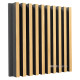 Acoustic panel Ecosound Comb Sherwood-Oak 50 x 50 cm 73 mm light oak