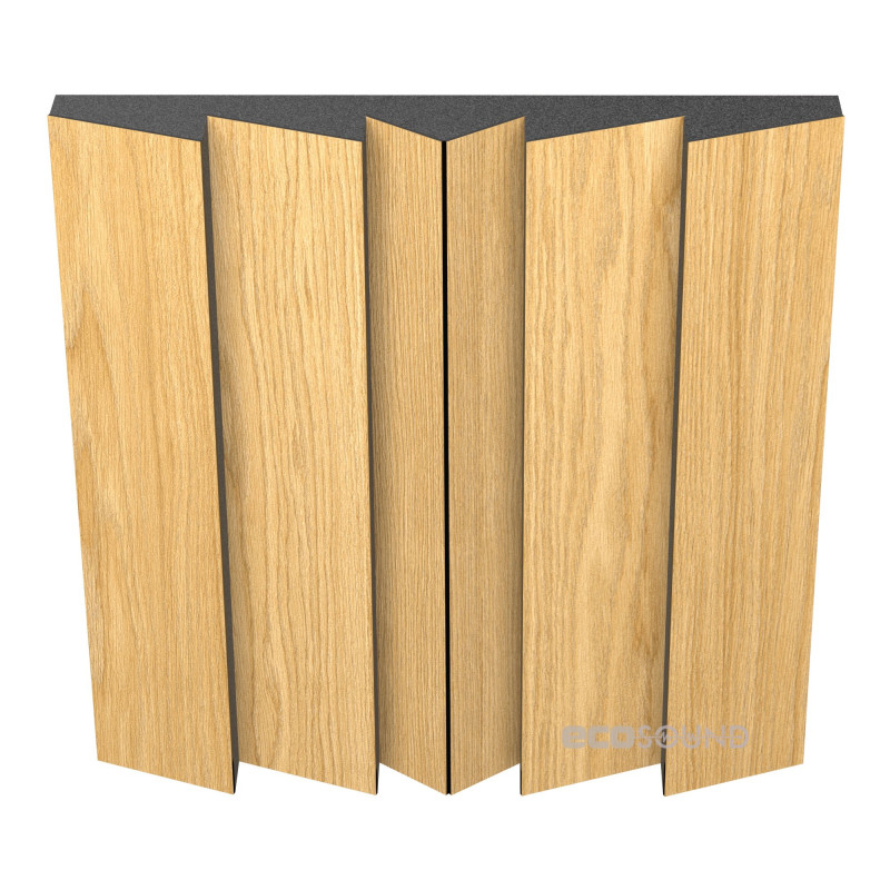 Acoustic panel Ecosound Pindiff Rock Sherwood-Oak 50 x 50 cm 73 mm light oak