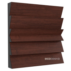 Acoustic panel Ecosound Pindiff Crater Wenge 50 x 50 cm 73 mm brown