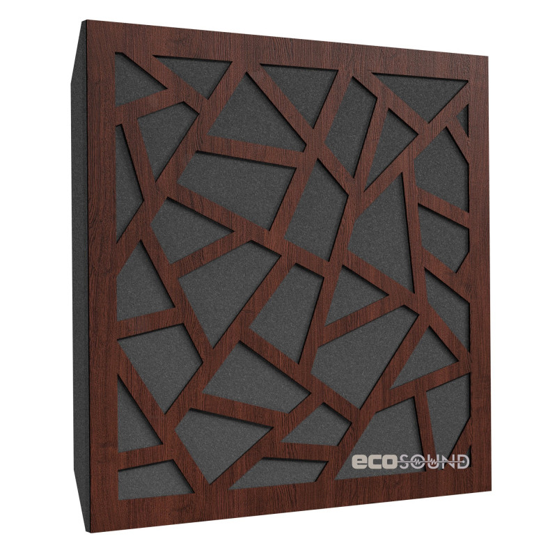 Acoustic panel Ecosound Ecoart-medium Plastic White 50 x 50 cm 33 mm white plastic