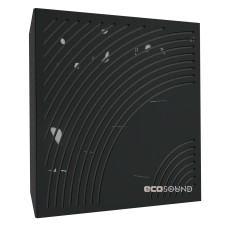 Ecosound Rainbow Plastic Black Acoustic Panel 50 x 50 cm 33 mm black plastic