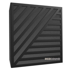 Ecosound Band HDF-Black acoustic panel 50 x 50 cm 33 mm black