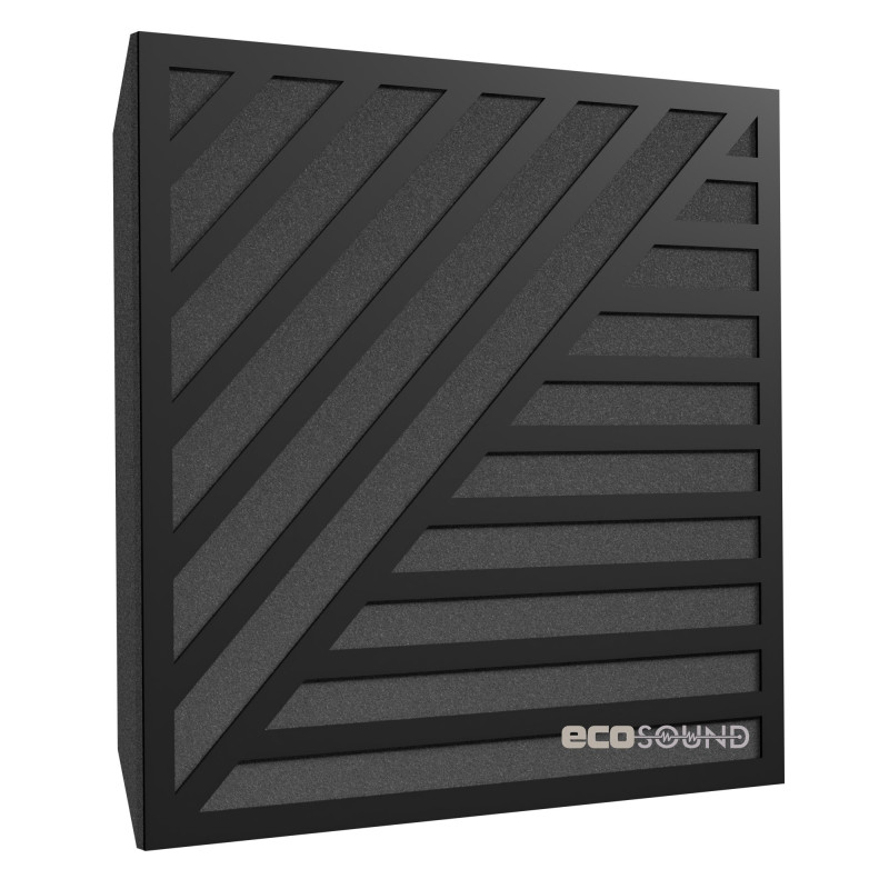 Ecosound Band Plastic Red Acoustic Panel 50 x 50 cm 33 mm red plastic