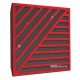 Ecosound Band Plastic Red Acoustic Panel 50 x 50 cm 33 mm red plastic