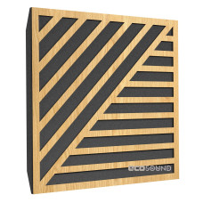 Ecosound Band Sherwood-Oak acoustic panel 50 x 50 cm 33 mm light oak