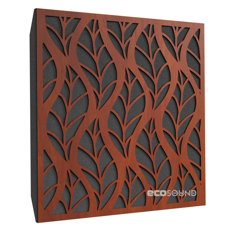 Ecosound Petal Wenge Acoustic Panel 50 x 50 cm 33 mm Dark Brown 
