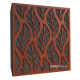 Ecosound Petal Wenge Acoustic Panel 50 x 50 cm 33 mm Dark Brown 
