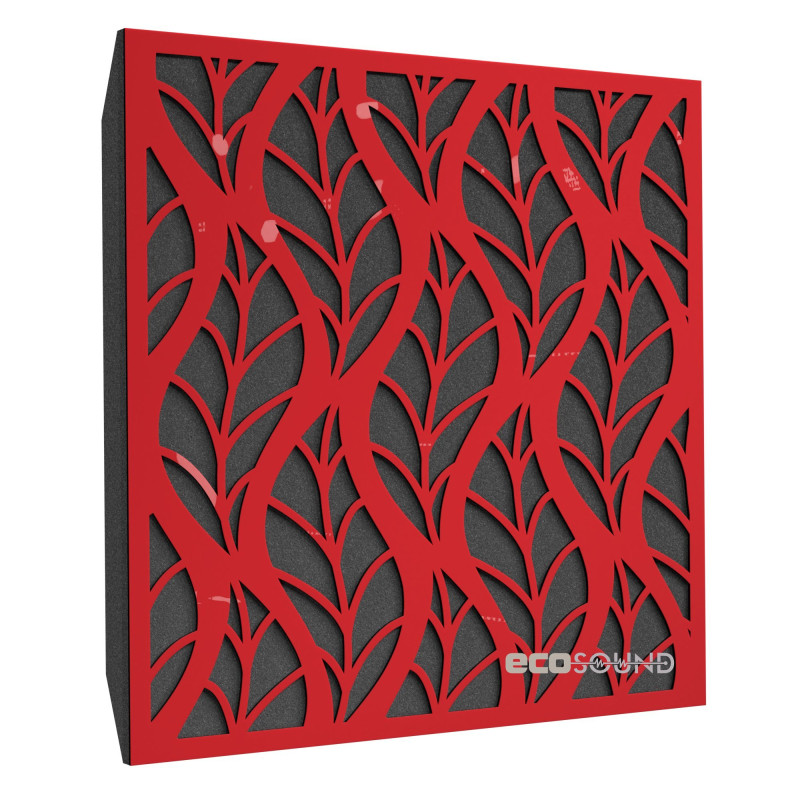 Ecosound Petal Wenge Acoustic Panel 50 x 50 cm 33 mm Dark Brown 