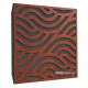 Ecosound Hilsl Wenge acoustic panel 50 x 50 cm 33 mm dark brown