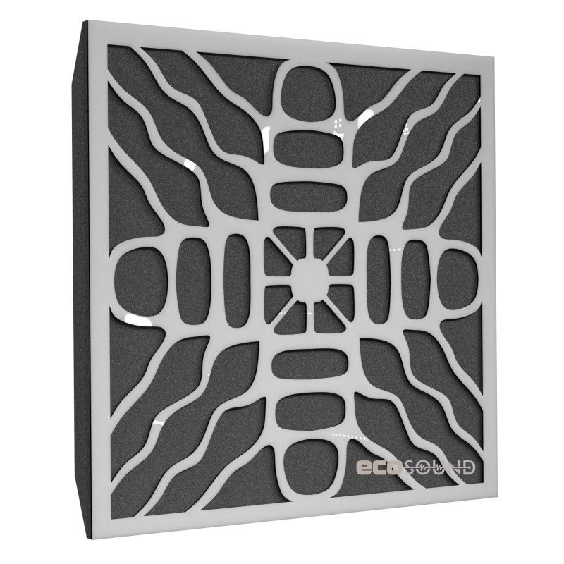 Acoustic panel Ecosound Chladni Plastic Red 50 x 50 cm 33 mm red plastic 