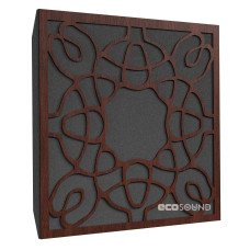 Ecosound Acoustic Wenge acoustic panel 50 x 50 cm 33 mm dark brown
