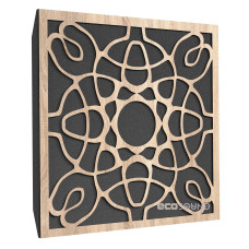 Acoustic panel Ecosound Magic Lt-Sonoma-Oak 50 x 50 cm 33 mm latte
