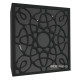 Ecosound Magic Plastic Black acoustic panel 50 x 50 cm 33 mm black plastic