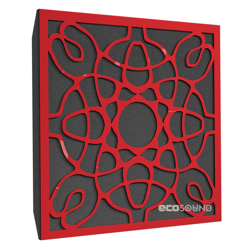 Ecosound Magic Plastic Black acoustic panel 50 x 50 cm 33 mm black plastic