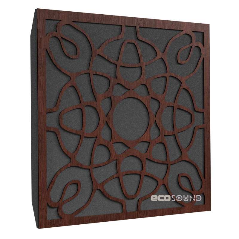 Ecosound Magic Plastic Black acoustic panel 50 x 50 cm 33 mm black plastic