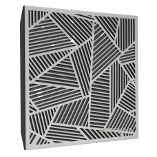 Acoustic panel Ecosound Field Plastic White 50 x 50 cm 33 mm white plastic 