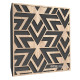 Acoustic panel Ecosound Arrow Wenge 50 x 50 cm 33 mm dark brown 