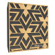 Acoustic panel Ecosound Arrow Wenge 50 x 50 cm 33 mm dark brown 