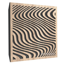 Acoustic panel Ecosound Sand Lt-Sonoma-Oak 50 x 50 cm 33 mm latte