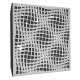 Acoustic panel Ecosound Illusion Plastic Black 50 x 50 cm 33 mm black plastic 