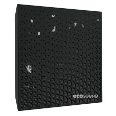 Ecosound Texture Plastic Black Acoustic Panel 50 x 50 cm 33 mm black plastic