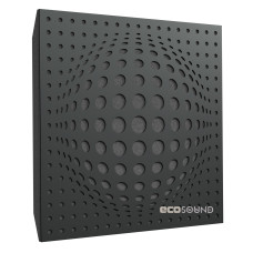 Ecosound Lens HDF-Black Acoustic Panel 50 x 50 cm 53 mm black