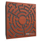 Ecosound Labyrinth-Full Plastic Red Acoustic Panel 50 x 50 cm 53 mm red plastic