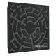 Ecosound Labyrinth-Full Plastic Red Acoustic Panel 50 x 50 cm 53 mm red plastic