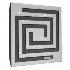 Acoustic panel Ecosound Spiral Plastic White 50 x 50 cm 53 mm white plastic 