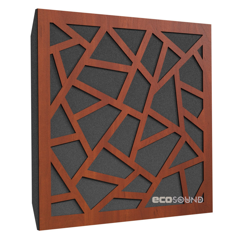 Acoustic panel Ecosound Ecoart-medium Plastic White 50 x 50 cm 53 mm white plastic