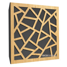 Ecosound Ecoart-medium Sherwood-Oak acoustic panel 50 x 50 cm 53 mm light oak