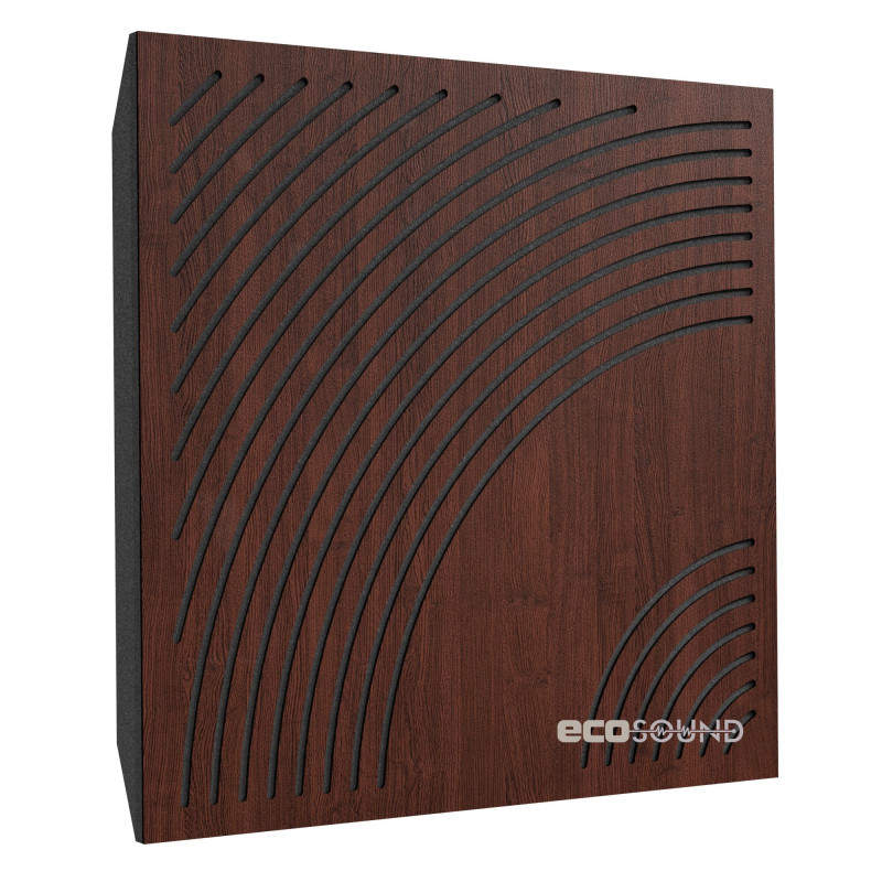 Ecosound Rainbow Apple-Locarno acoustic panel 50 x 50 cm 53 mm brown