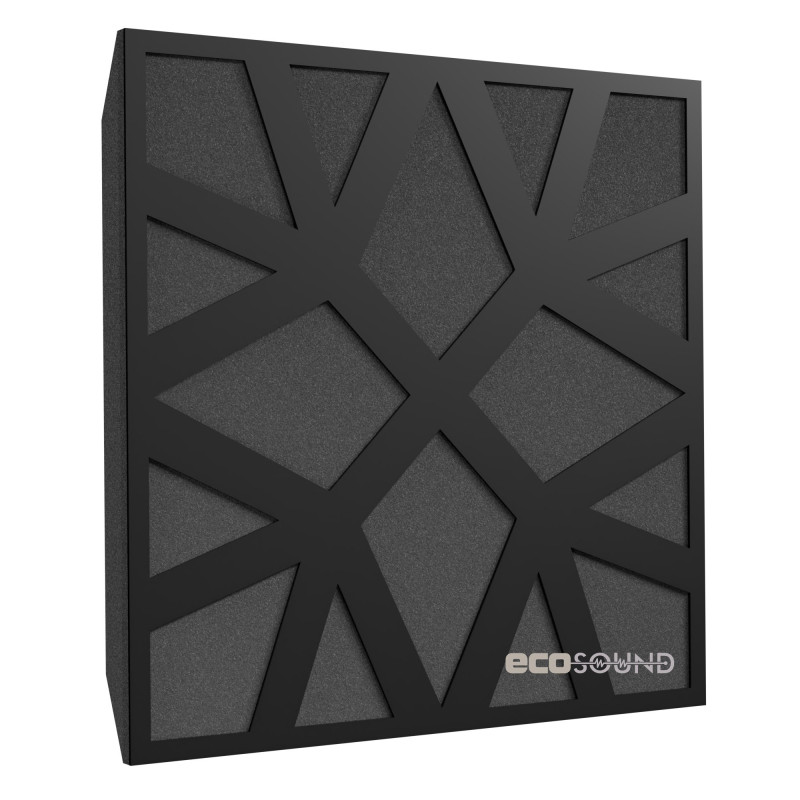 Ecosound Snowflake Apple-Locarno acoustic panel 50 x 50 cm 53 mm brown
