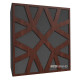 Ecosound Snowflake Apple-Locarno acoustic panel 50 x 50 cm 53 mm brown