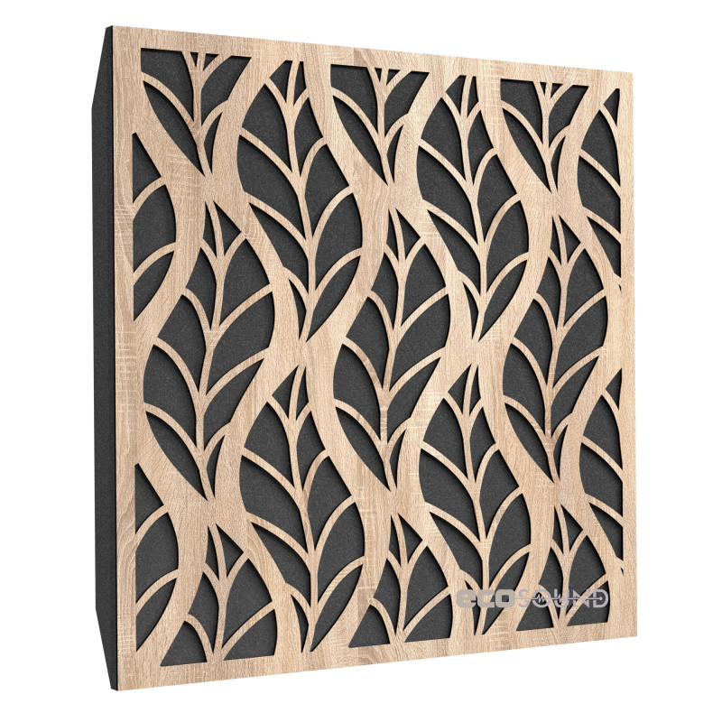 Ecosound Petal Apple-Locarno acoustic panel 50 x 50 cm 53 mm brown